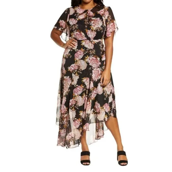 astr the label dresses ASTR The Label Morrigan Ruffle Trim Halter Dress main image 1